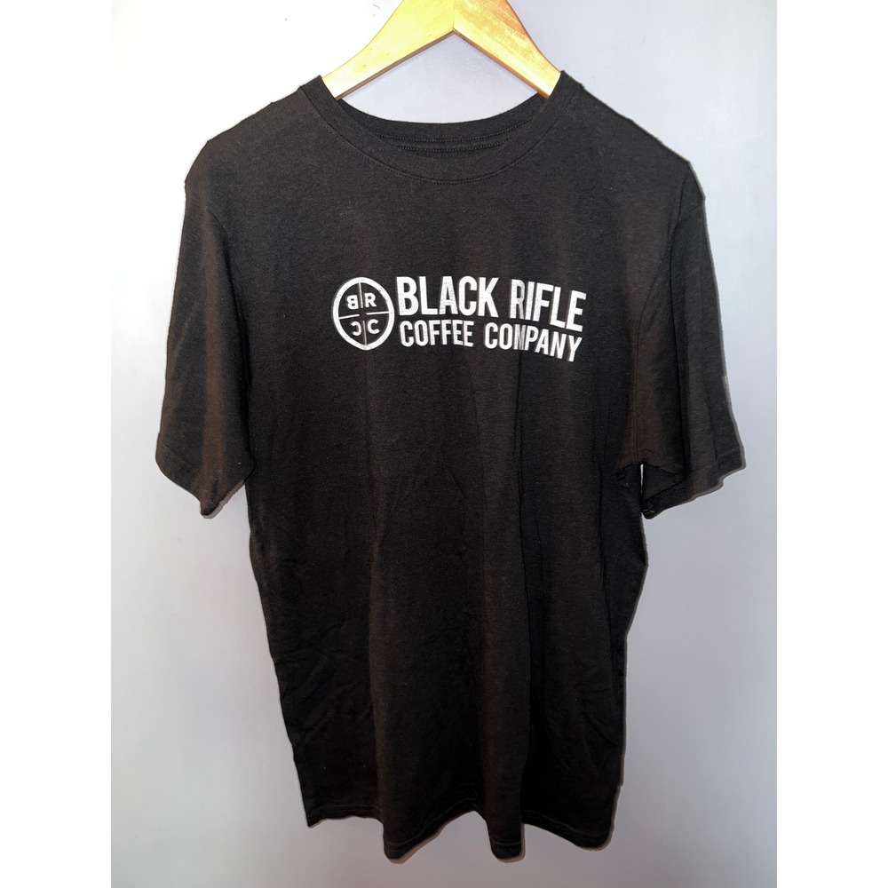 Black Rifle Coffee Company Bass Pro Shops T-Shirt Mens Large Black Graphic Tee
